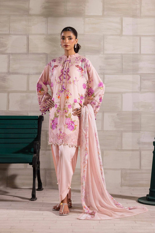 Sana Safinaz | Muzlin Spring 25 | M251-026B-3CI by Maria Faisal - Registered Vendor of : Sana Safinaz - type : Ladies Clothes - 100% original wedding dresses