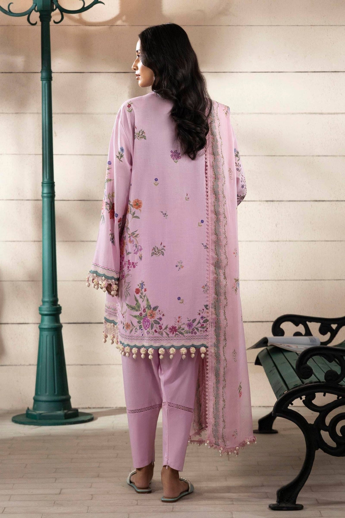 Sana Safinaz | Muzlin Spring 25 | M251-028B-3CI by Maria Faisal - Registered Vendor of : Sana Safinaz - type : Ladies Clothes - 100% original wedding dresses