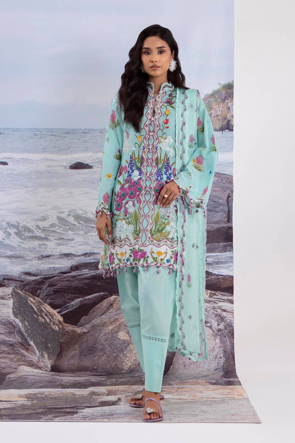 Sana Safinaz | Muzlin Summer 25 | 001B by Maria Faisal - Registered Vendor of : Sana Safinaz - type : Ladies Clothes - 100% original wedding dresses