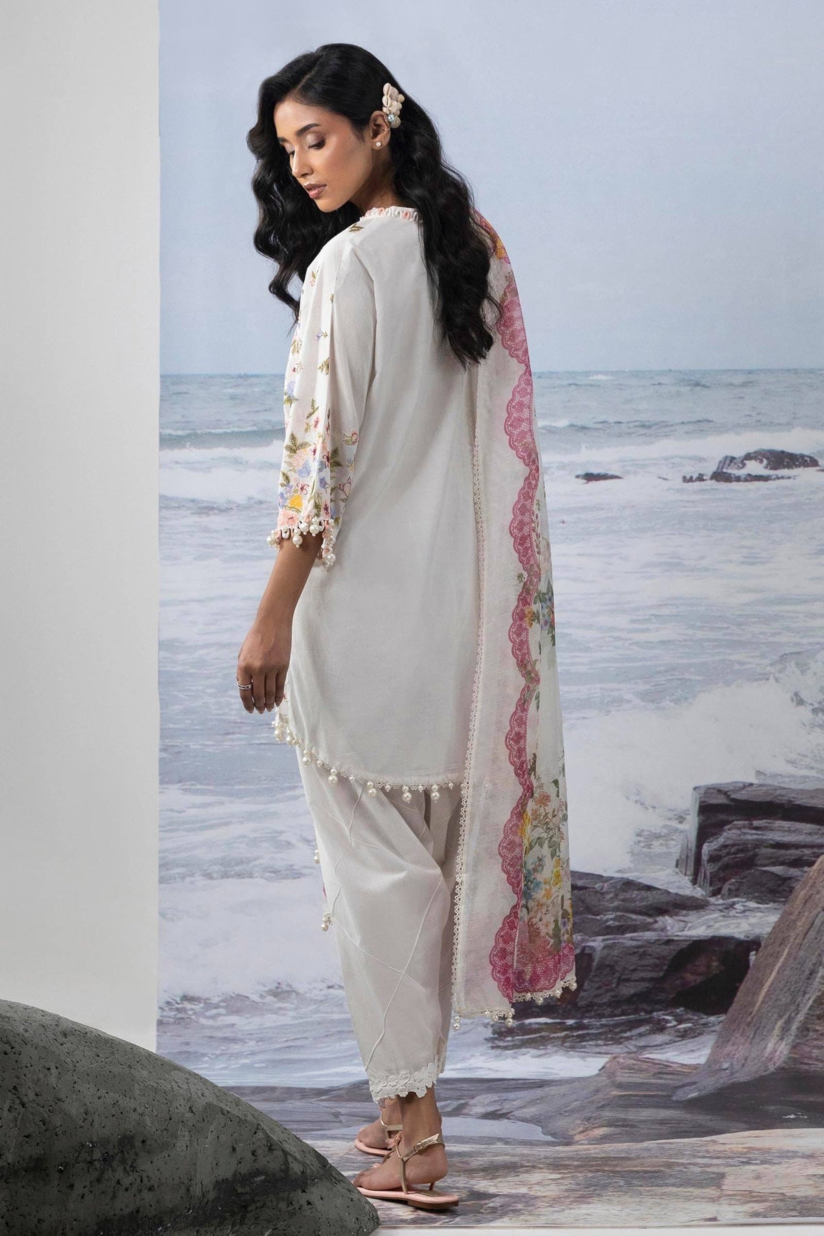 Sana Safinaz | Muzlin Summer 25 | 015A by Maria Faisal - Registered Vendor of : Sana Safinaz - type : Ladies Clothes - 100% original wedding dresses