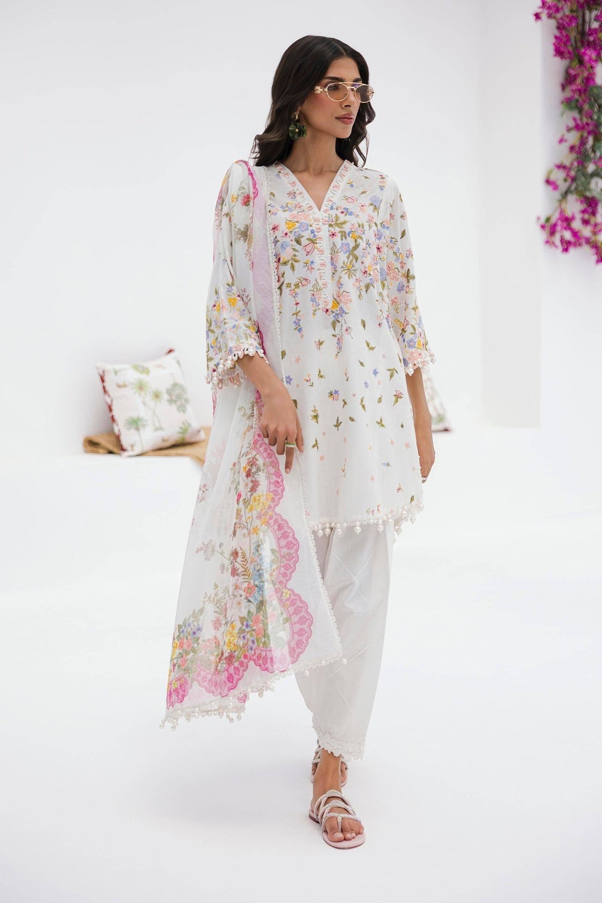 Sana Safinaz | Muzlin Summer 25 | 015A by Maria Faisal - Registered Vendor of : Sana Safinaz - type : Ladies Clothes - 100% original wedding dresses