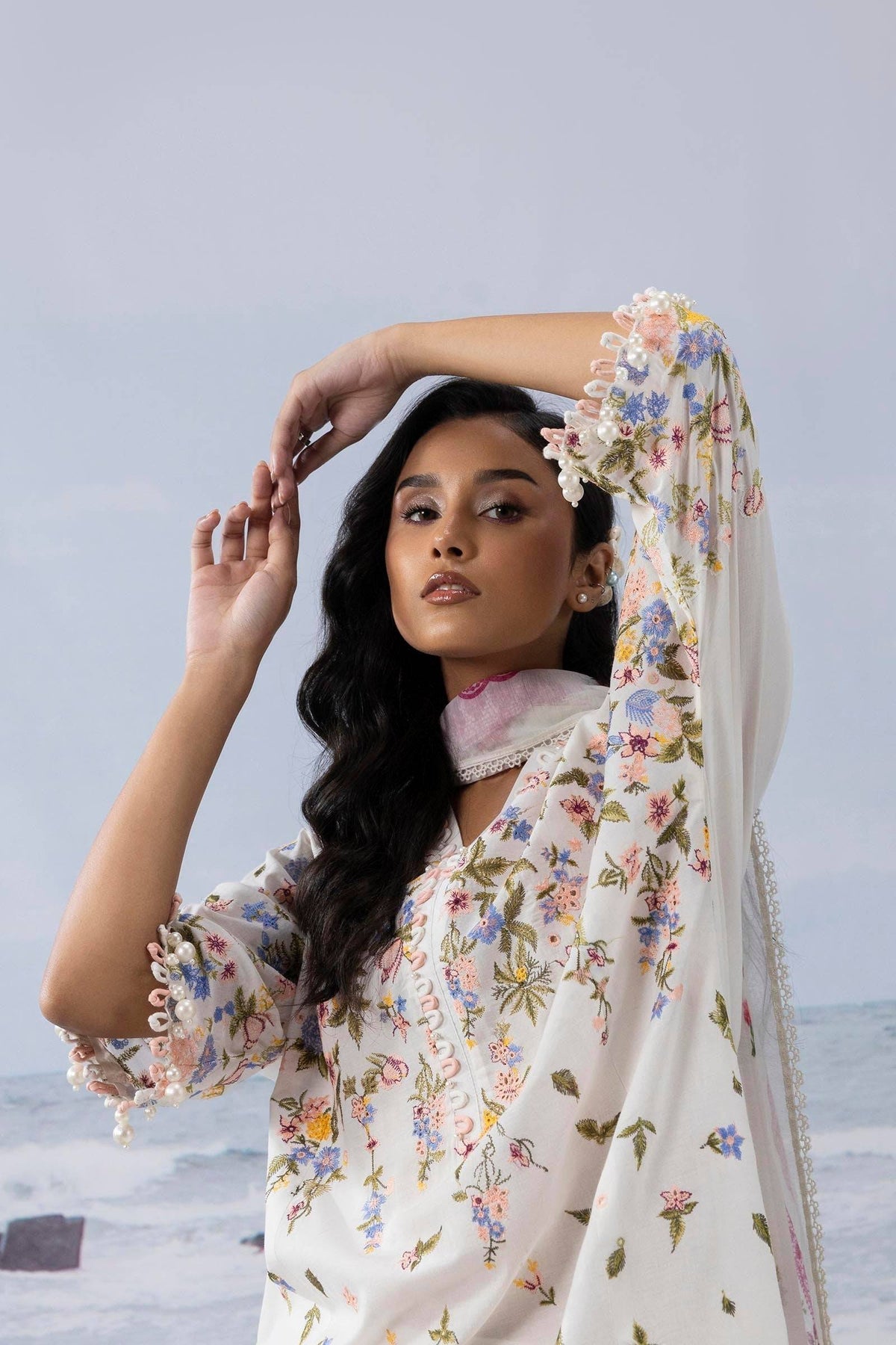 Sana Safinaz | Muzlin Summer 25 | 015A by Maria Faisal - Registered Vendor of : Sana Safinaz - type : Ladies Clothes - 100% original wedding dresses