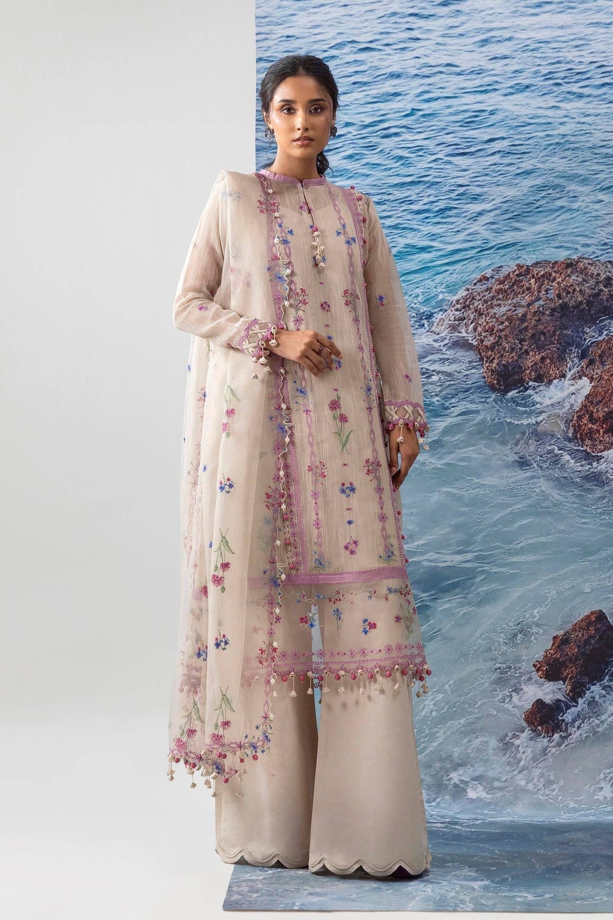 Sana Safinaz | Muzlin Summer 25 | 016A by Maria Faisal - Registered Vendor of : Sana Safinaz - type : Ladies Clothes - 100% original wedding dresses