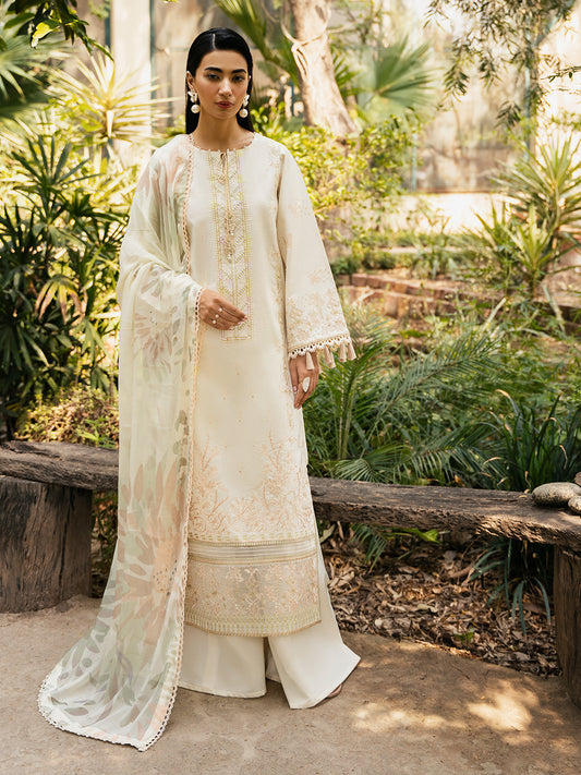 Izel | Dastak Luxury Lawn | MAAHAY - Ladies Clothes 