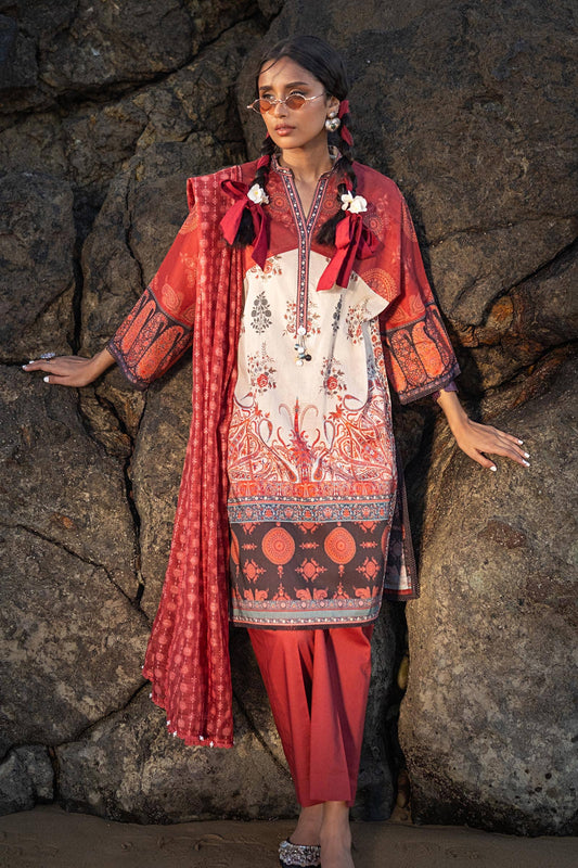 Sana Safinaz | Mahay Spring 24 | H241-021A-3DE - Ladies Clothes - Maria Faisal