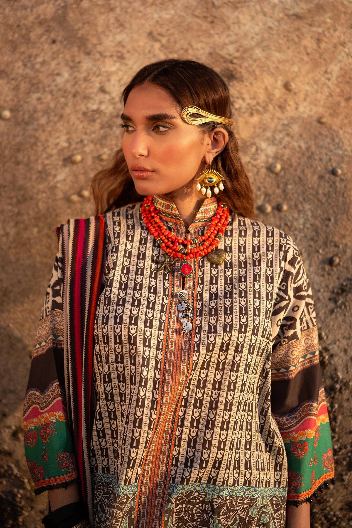 Sana Safinaz | Mahay Spring 24 | H241-024A-2I - Ladies Clothes - Maria Faisal