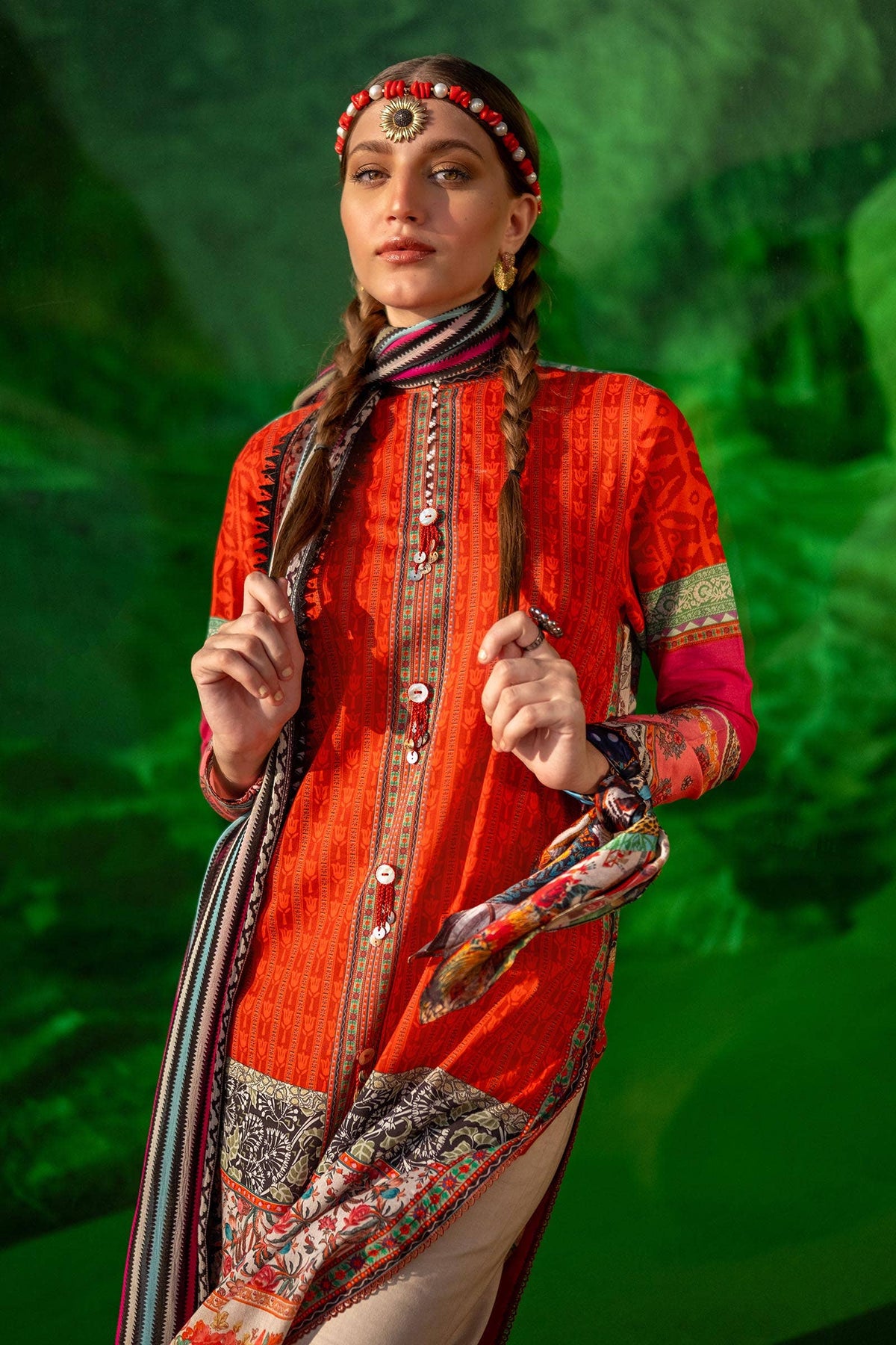 Sana Safinaz | Mahay Spring 24 | H241-024B-2I - Ladies Clothes - Maria Faisal