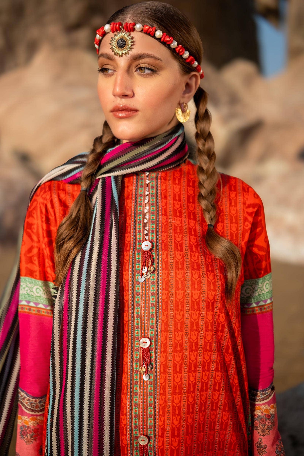 Sana Safinaz | Mahay Spring 24 | H241-024B-2I - Ladies Clothes - Maria Faisal