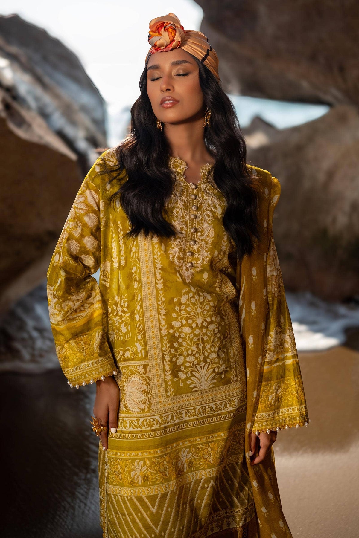 Sana Safinaz | Mahay Spring 24 | H241-005B-3CI - Ladies Clothes - Maria Faisal