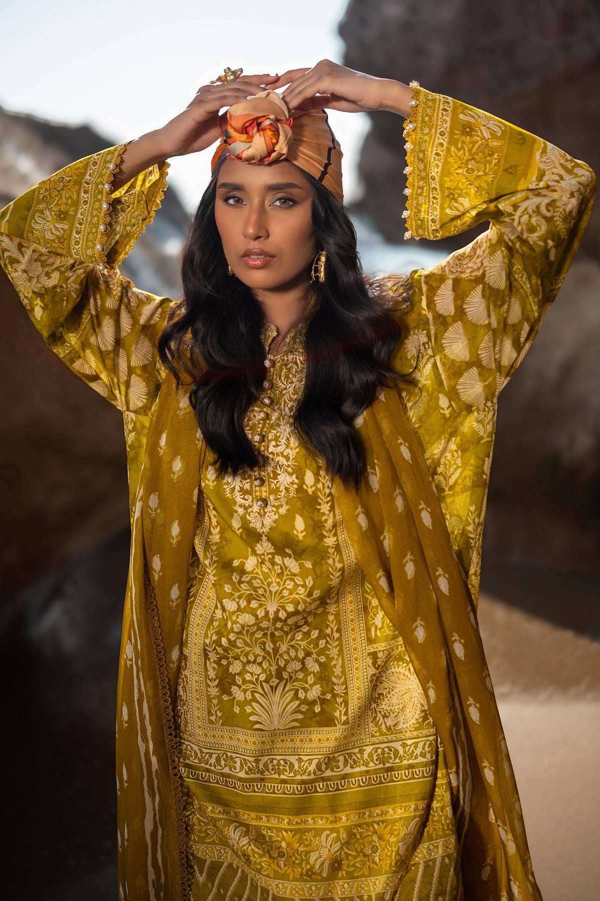 Sana Safinaz | Mahay Spring 24 | H241-005B-3CI - Ladies Clothes - Maria Faisal