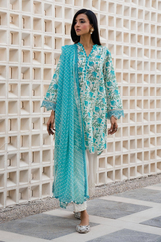 Sana Safinaz | Mahay Spring 24 | H241-002A-2BI - Ladies Clothes - Maria Faisal