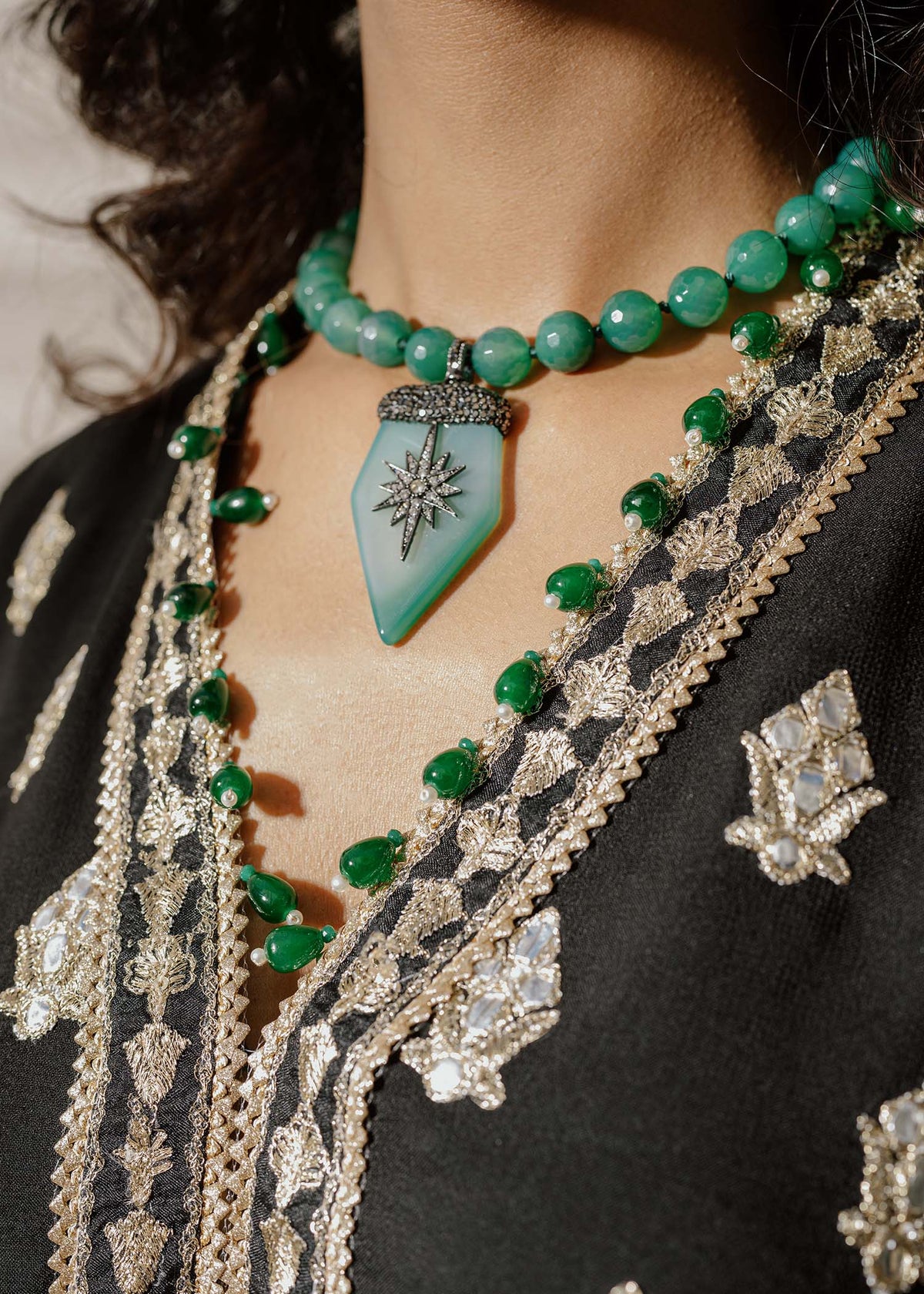 Mahgul | Eid Edit 2024 | Black Stone - Ladies Clothes 