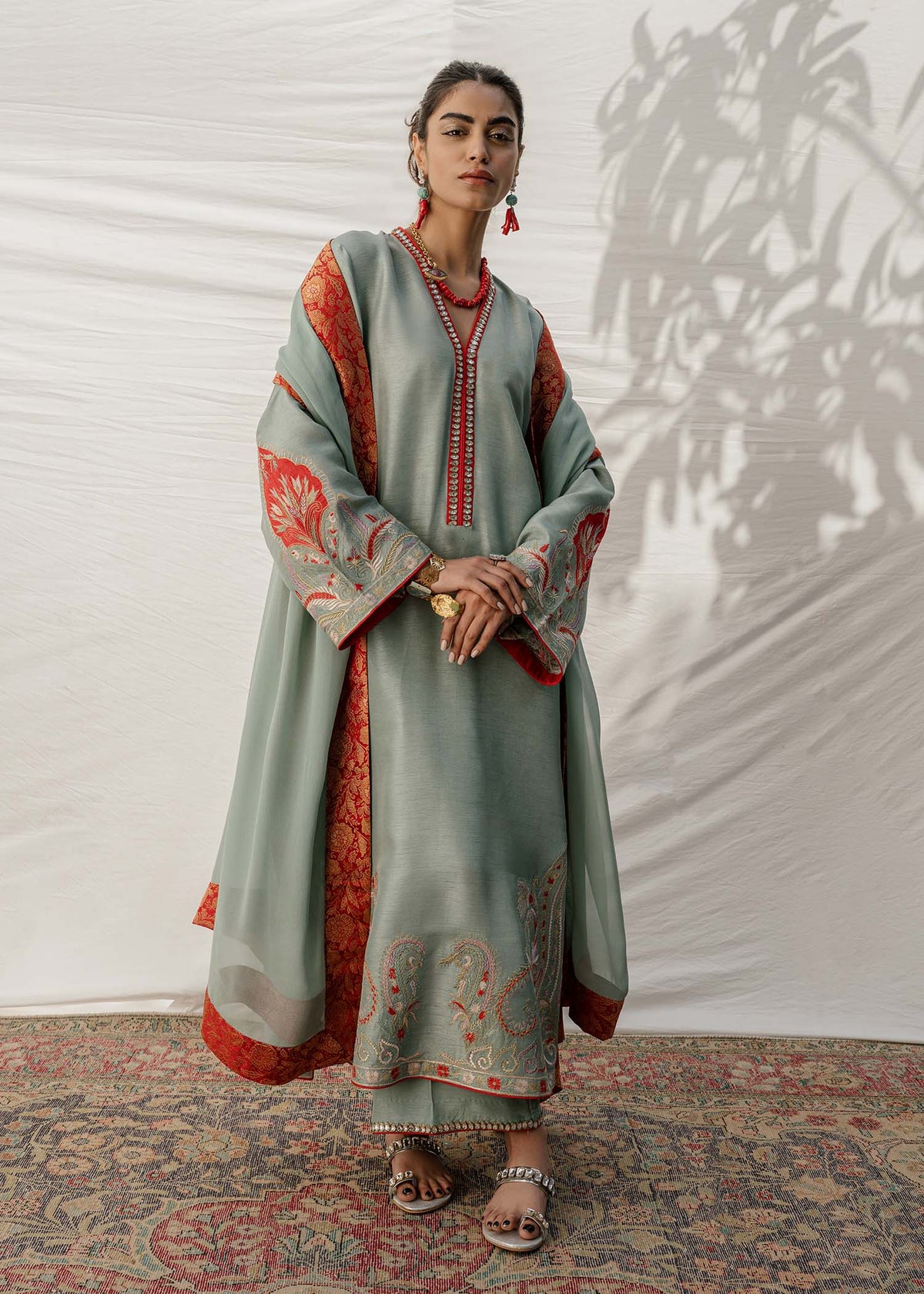 Mahgul | Eid Edit 2024 | Kashmiri Sea - Ladies Clothes 