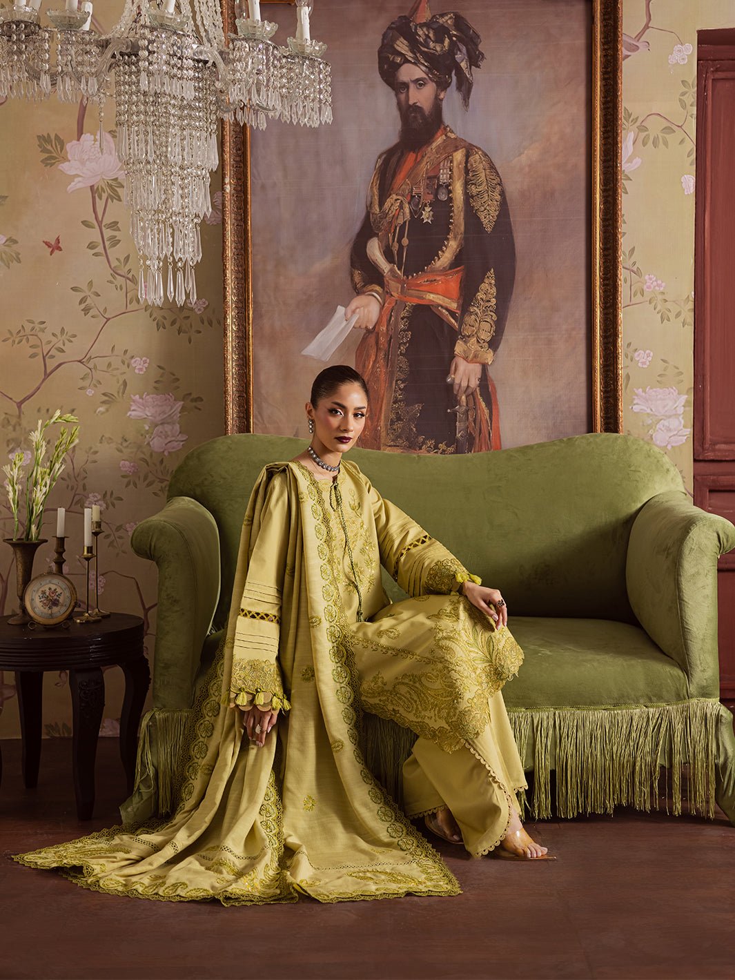Mahnur | Nova Khaddar 25 | NK - 10 - is Mint Green dress from Mahnur - Ladies Clothes - Maria Faisal