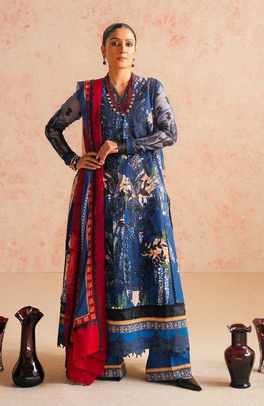 Maryum N Maria | Eid Luxury Lawn 24 | Tazmeen - Waniyas