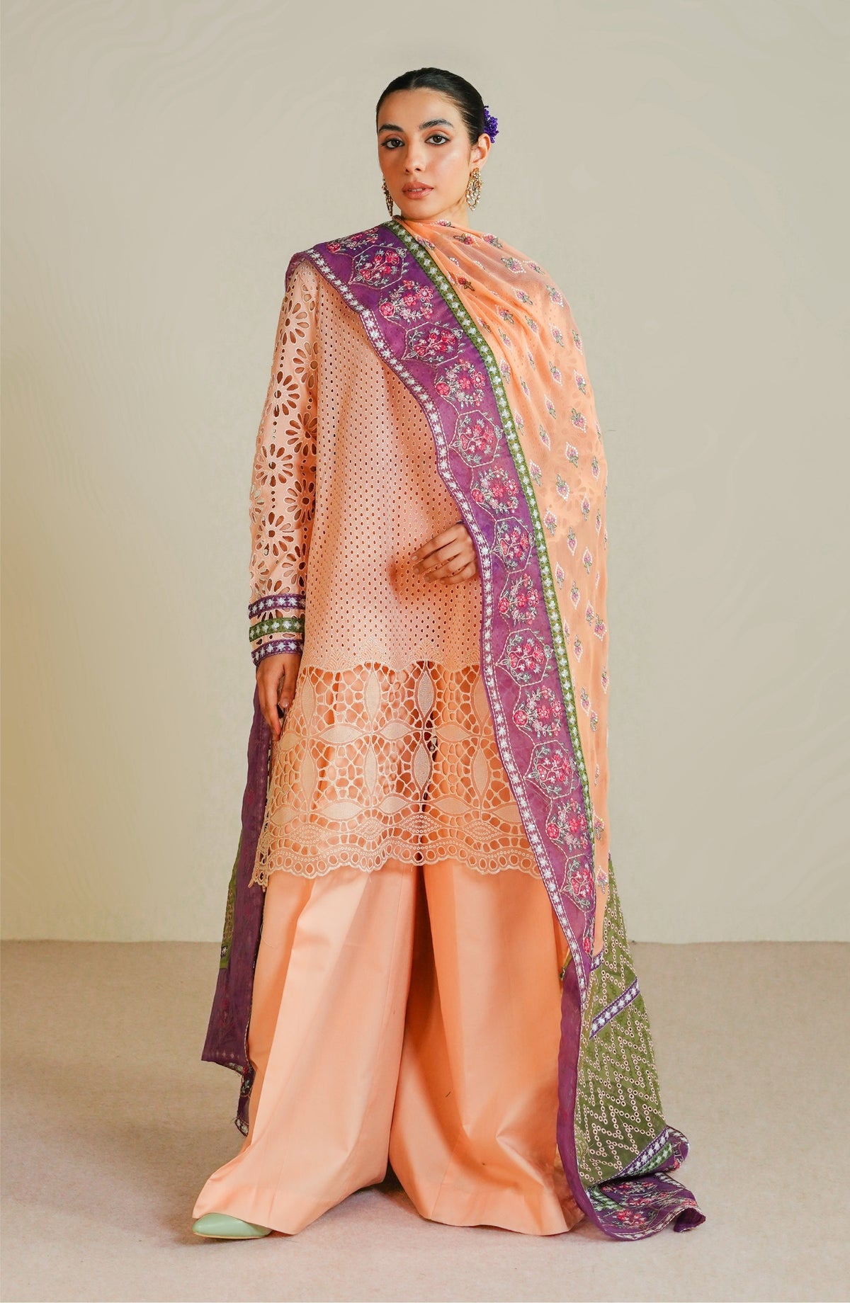 Maryum N Maria | Eid Luxury Lawn 24 | Roheen - Waniyas