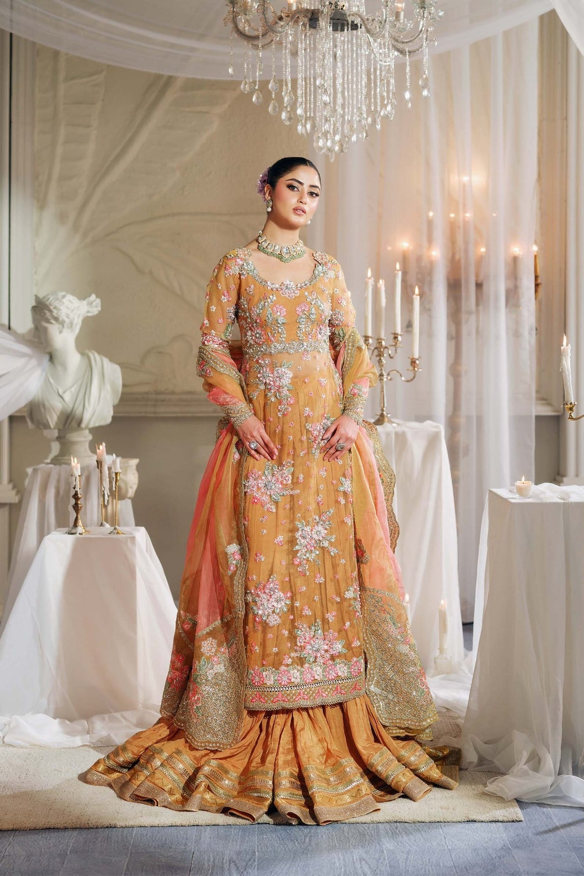 Maryam Hussain | Wedding Collection 25 | Kayser - Wedding Dress - available at Maria Faisal in UK and USA.