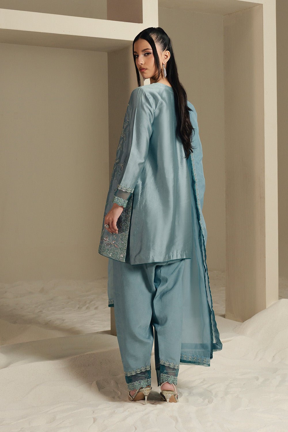 Maryum N Maria | Lyla Pret | MYSAA - MS50373 - Formal Dress - available at Maria Faisal in UK and USA.