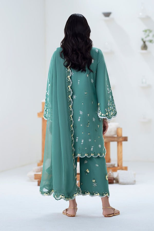 Maryum N Maria | Noore Winters 25 | 3 Piece Embroidered Khaddar TABANA - FSU5676 - Casual Dress - available at Maria Faisal in UK and USA.