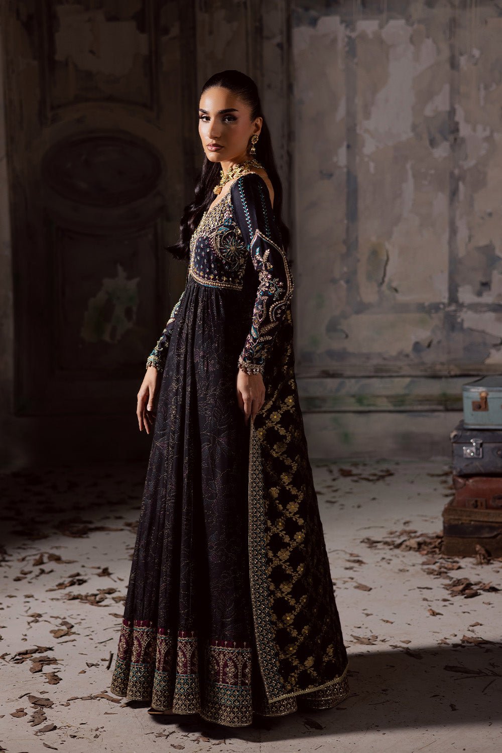 Maryum N Maria | Zarq Festive | MUSY - MSS5835 - Casual Dress - available at Maria Faisal in UK and USA.