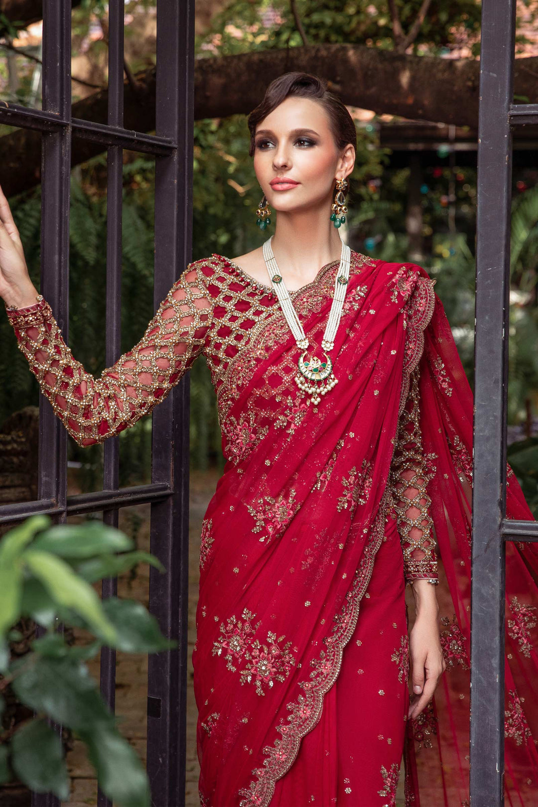 Maria B | Bridal Couture | Adaliz - Designer Dress with Intricate embroidery and embellishments. Shop elegent wedding dress at Maria Faisal.