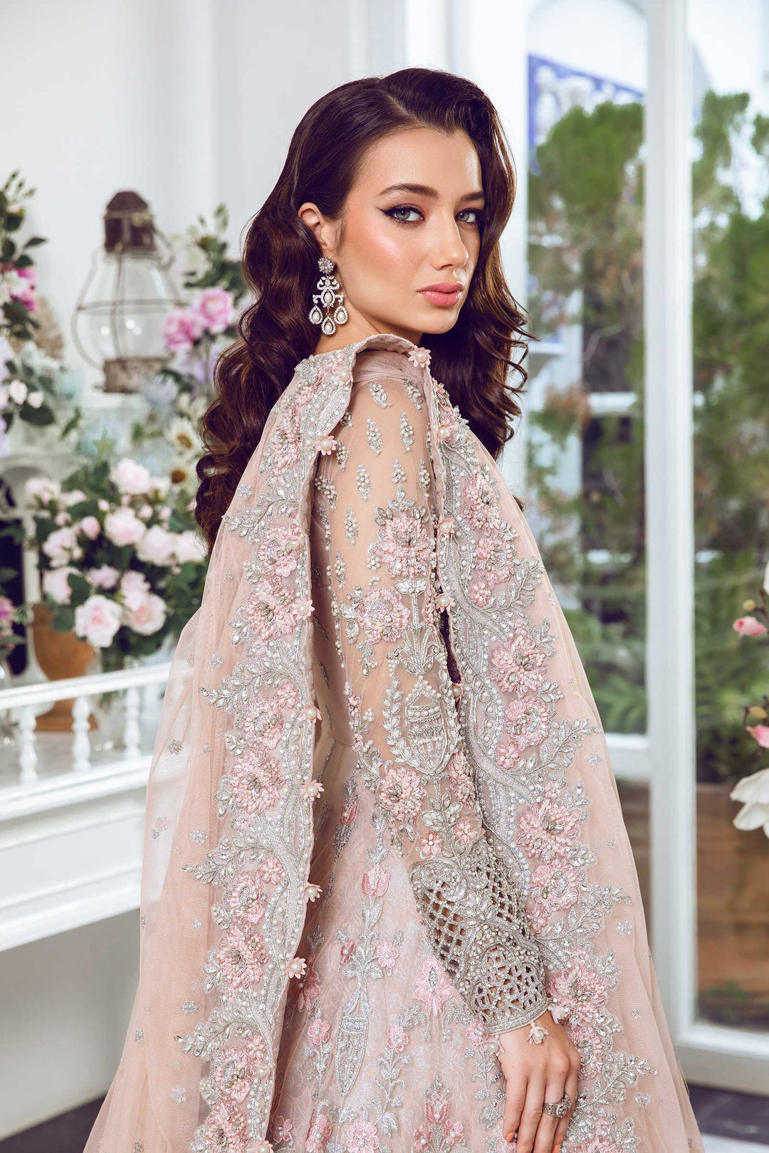Maria B | Bridal Couture | Nyra - Designer Dress with Intricate embroidery and embellishments. Shop elegent wedding dress at Maria Faisal.