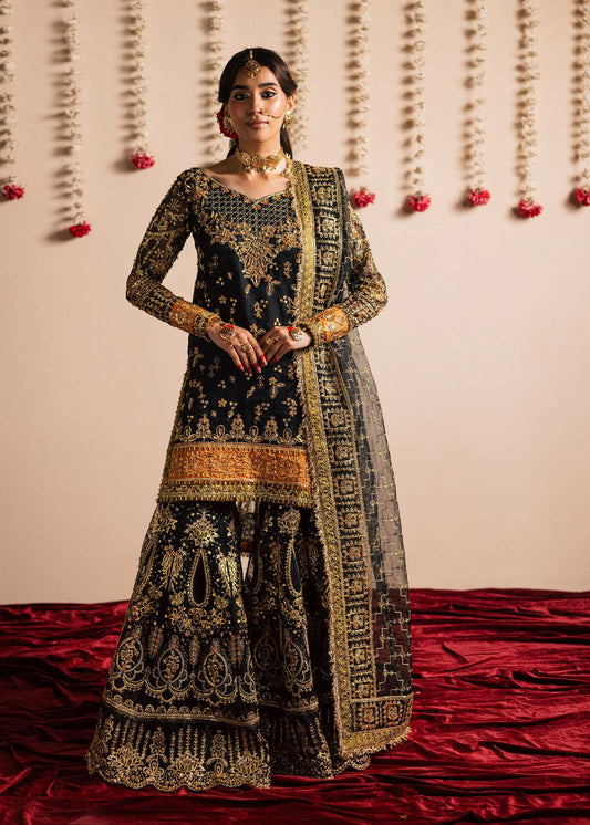 Maria Osama Khan | Jhil Mil Wedding Festive | Surmayi - Maria Osama - Ladies Clothes - Maria Faisal