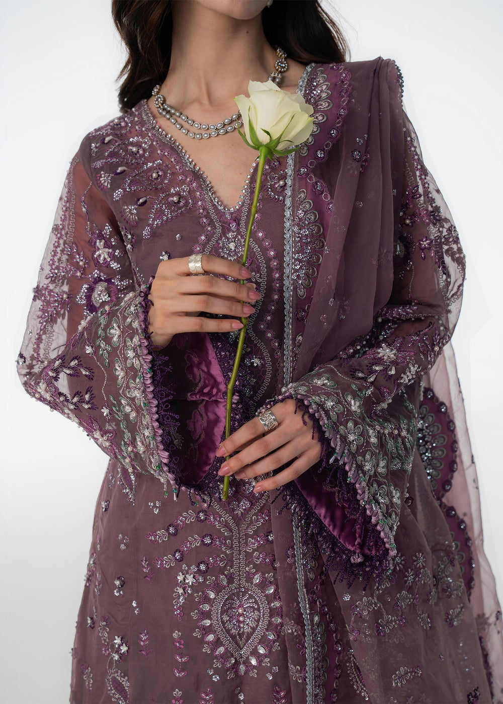 Sadaf Fawad Khan | Festive 25 | Wistful Mauve - Ladies Clothes - Maria Faisal