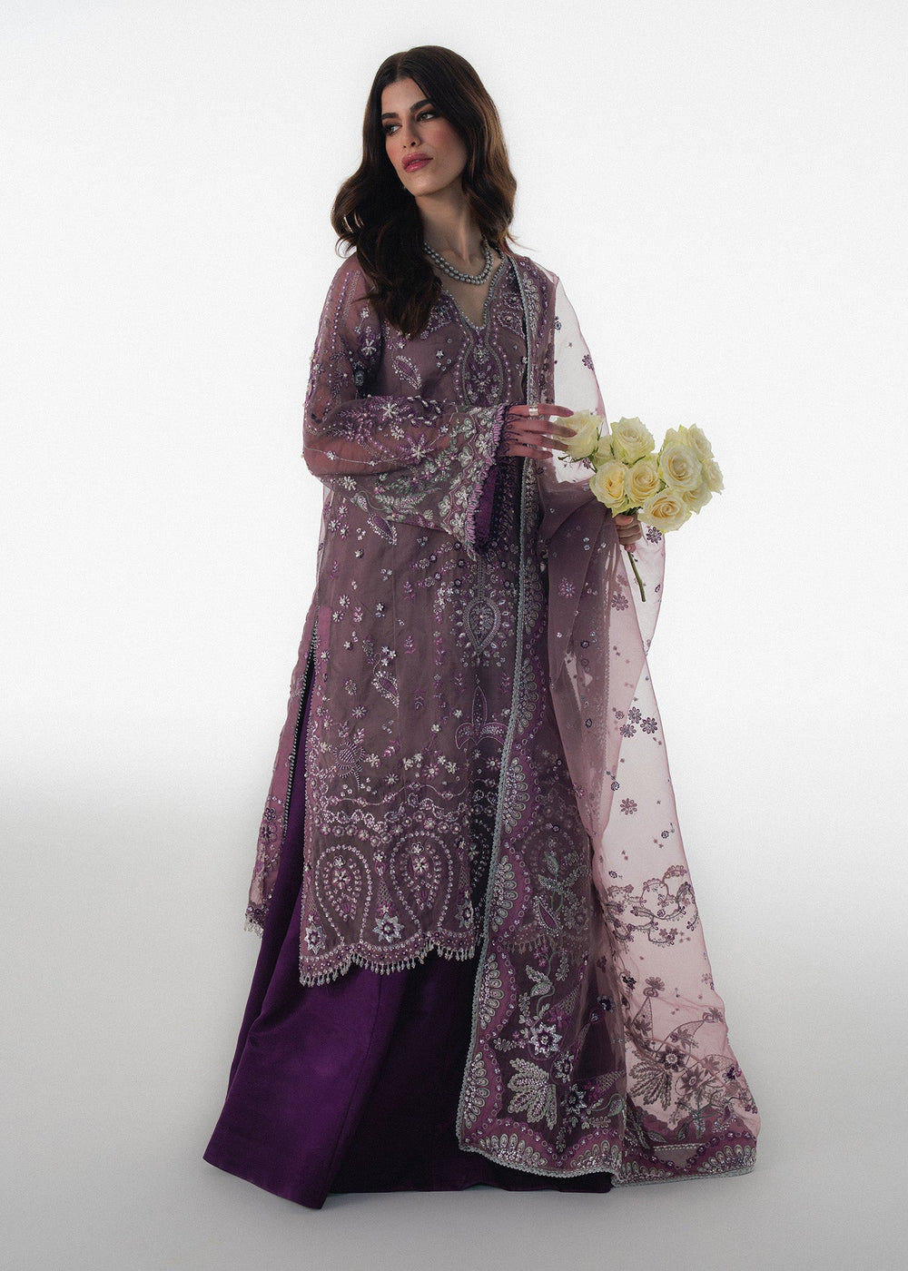 Sadaf Fawad Khan | Festive 25 | Wistful Mauve - Ladies Clothes - Maria Faisal