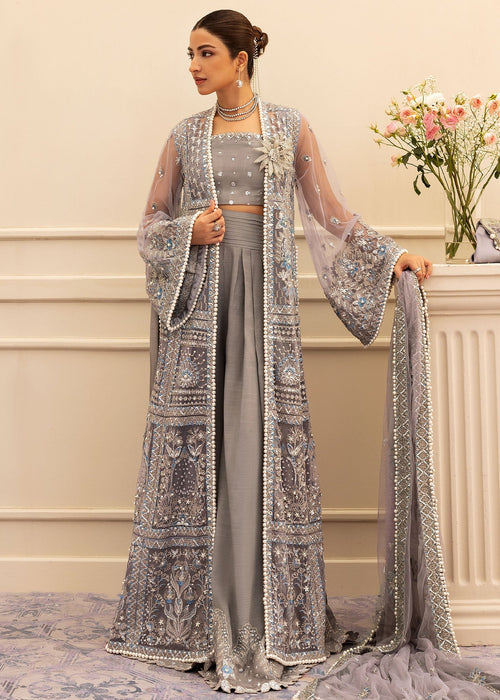 Sadaf Fawad Khan | Wedding Festive 25 | Overcast Whisper - Casual Dress - available at Maria Faisal in UK and USA.