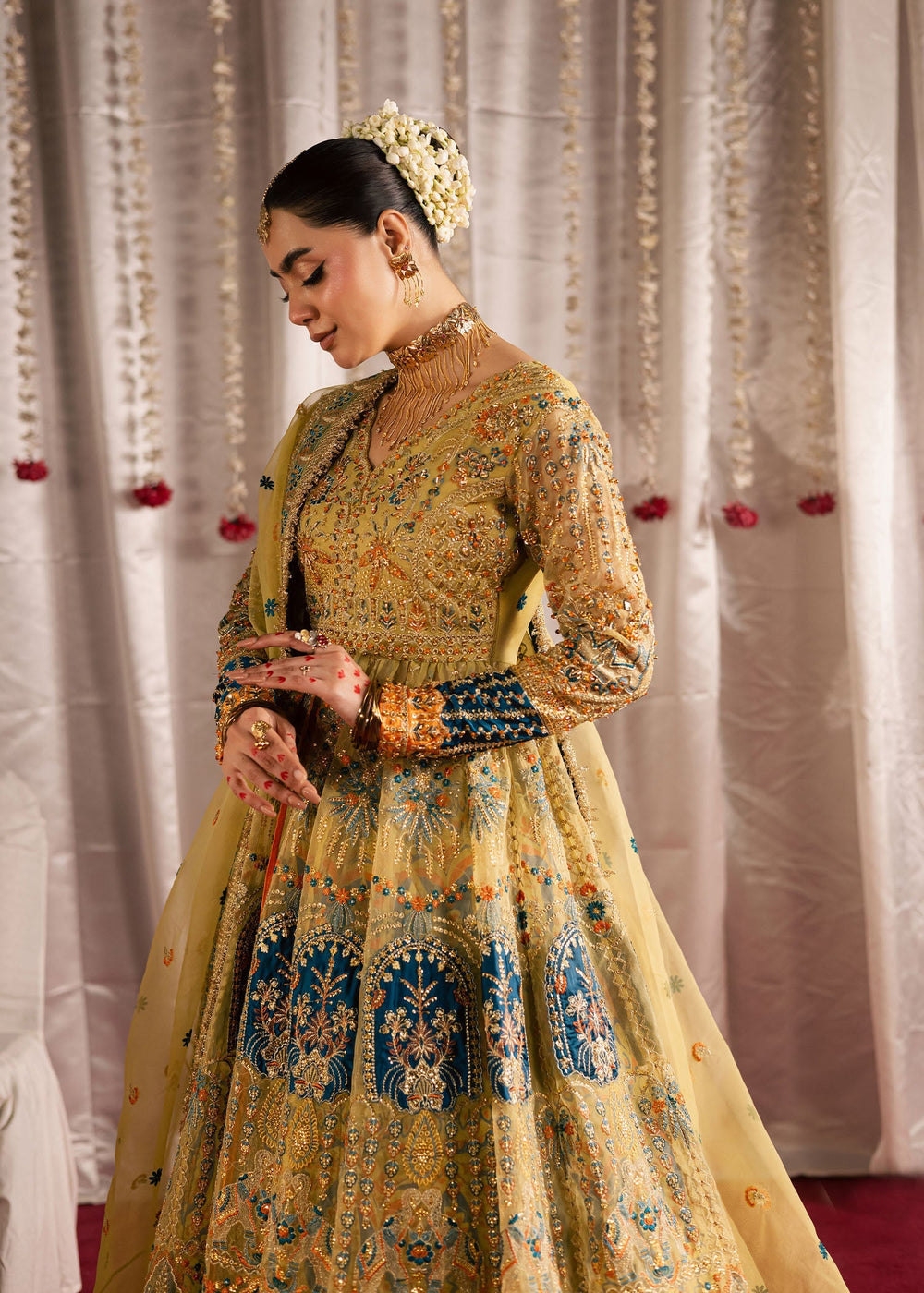 Maria Osama Khan | Jhil Mil Wedding Festive | Sunehri - Maria Osama - Ladies Clothes - Maria Faisal
