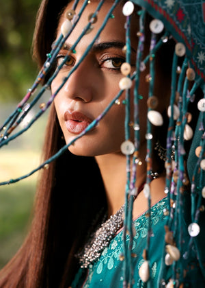 Sadaf Fawad Khan | Winter 25 |  Mahpari - Casual Dress - available at Maria Faisal in UK and USA.