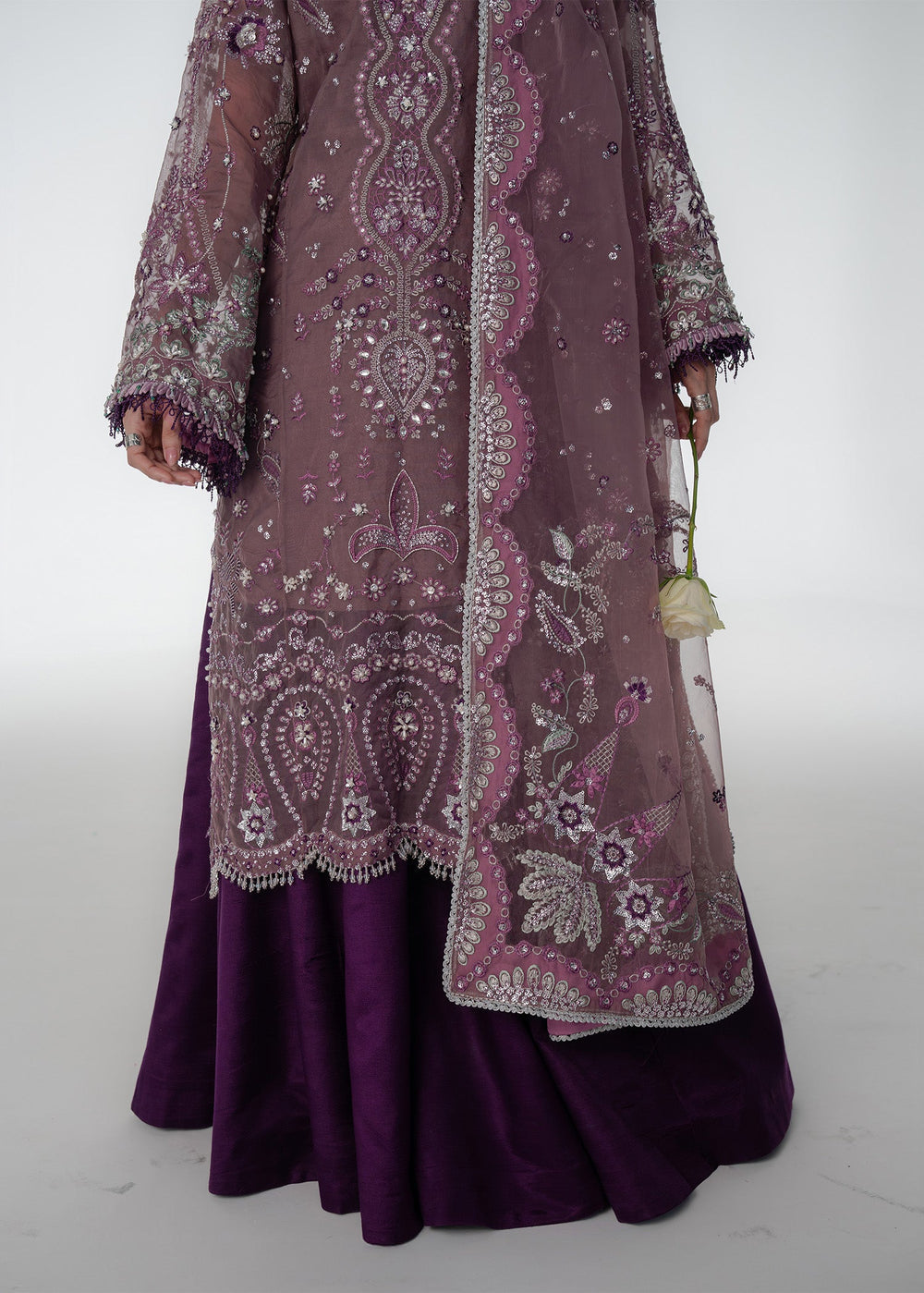 Sadaf Fawad Khan | Festive 25 | Wistful Mauve - Ladies Clothes - Maria Faisal