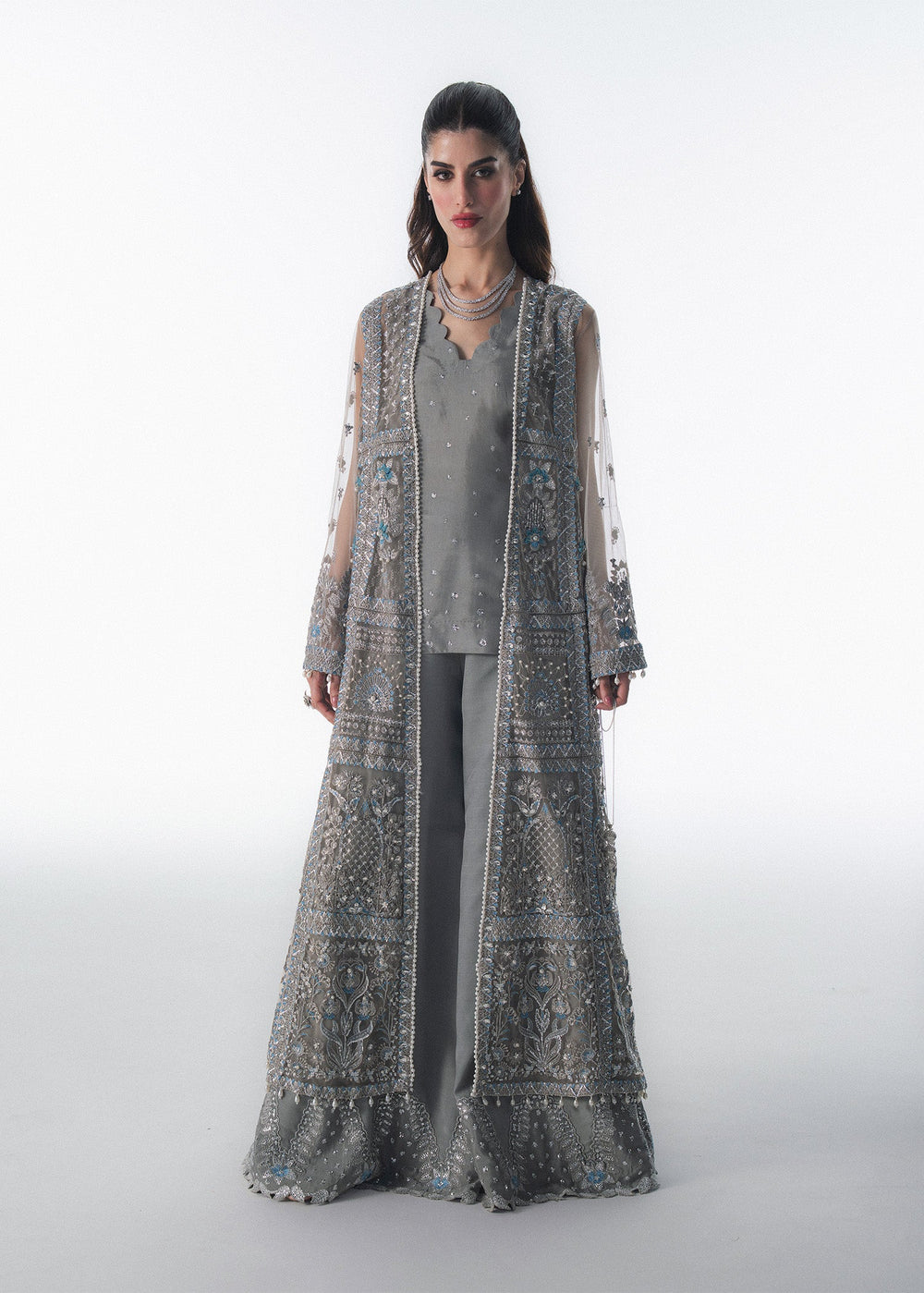 Sadaf Fawad Khan | Festive 25 | Overcast Whisper - Ladies Clothes - Maria Faisal
