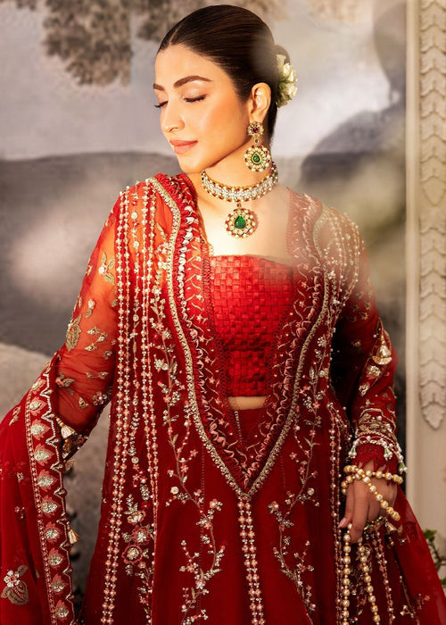 Sadaf Fawad Khan | Wedding Festive 25 | Scarlet - Casual Dress - available at Maria Faisal in UK and USA.