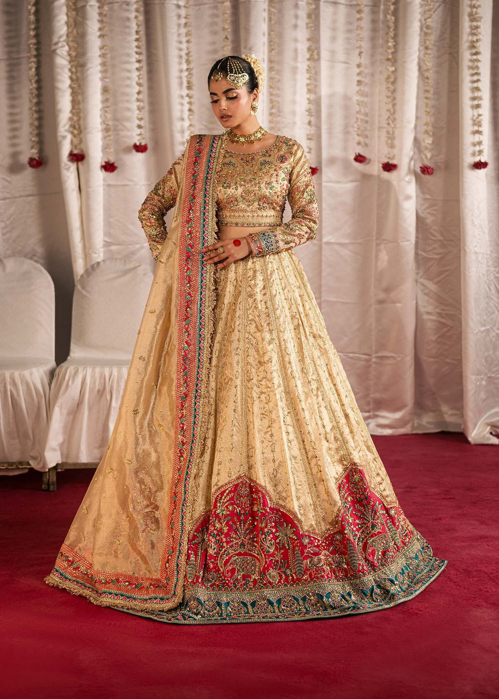 Maria Osama Khan | Jhil Mil Wedding Festive | Danak - Maria Osama - Ladies Clothes - Maria Faisal