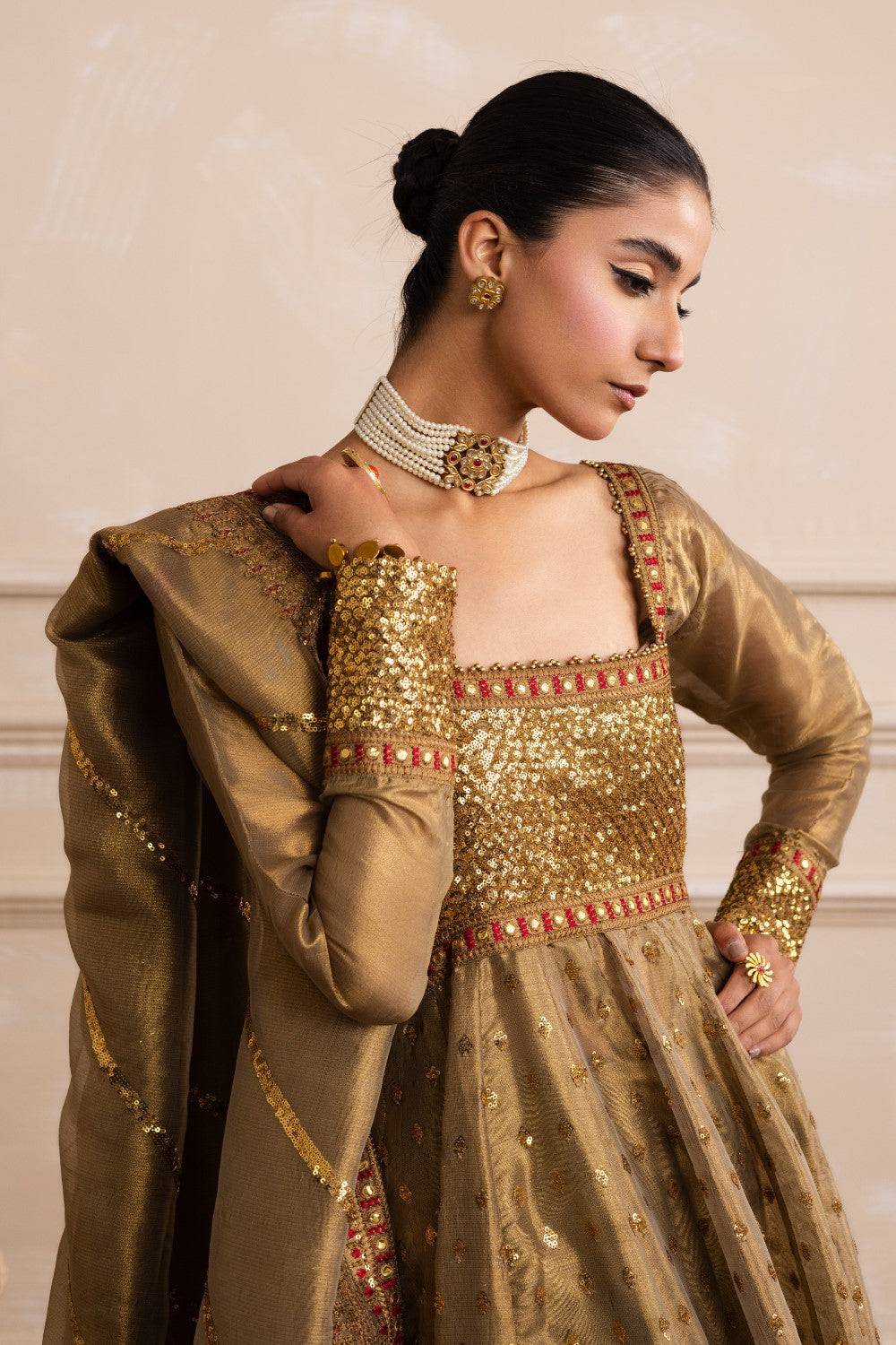 Maryum N Maria | Izara Formals | MERNEITH - MW40034 by Maria Faisal - Registered Vendor of : Maryum N Maria - type : Ladies Clothes - 100% original wedding dresses