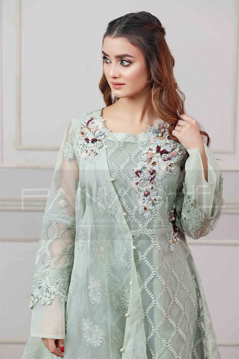 Panache | Pret | Mesmerizing Mint by Maria Faisal - Registered Vendor of : Panache By Mona - type : Ladies Clothes - 100% original wedding dresses