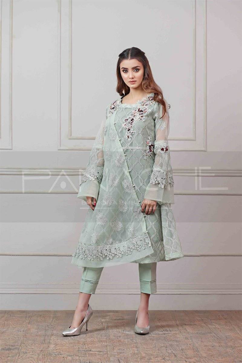 Panache | Pret | Mesmerizing Mint by Maria Faisal - Registered Vendor of : Panache By Mona - type : Ladies Clothes - 100% original wedding dresses