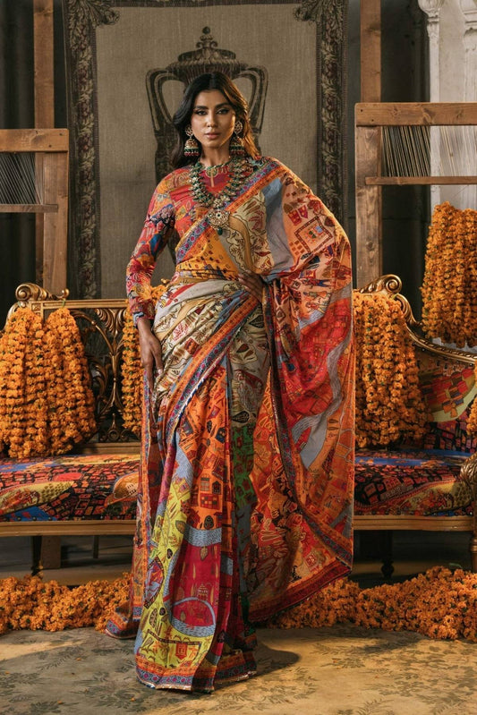 Fahad Hussayn | Lawn Banger | Mewar by Maria Faisal - Registered Vendor of : Fahad Hussayn - type : Ladies Clothes - 100% original wedding dresses