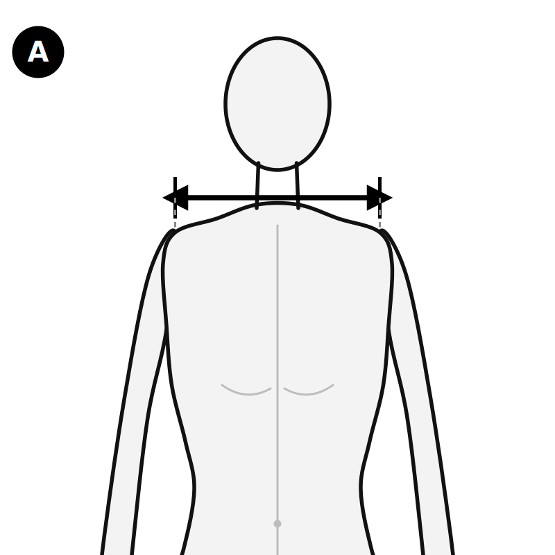 How to measure shoulder