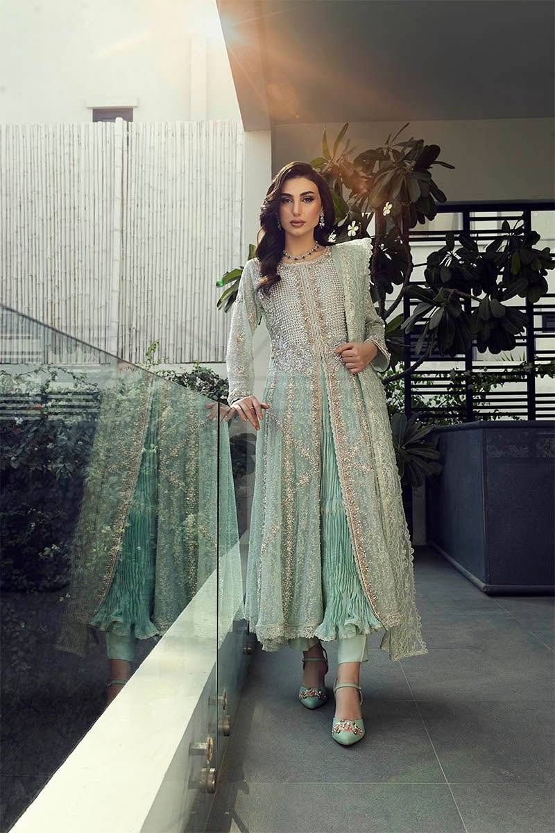 Panache | Pret | Mint Enchantress by Maria Faisal - Registered Vendor of : Panache By Mona - type : Ladies Clothes - 100% original wedding dresses