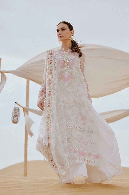 Saira Rizwan | Luxury Lawn 26 | IZEL-SRL26-09 - Dress - available at Maria Faisal in UK and USA.