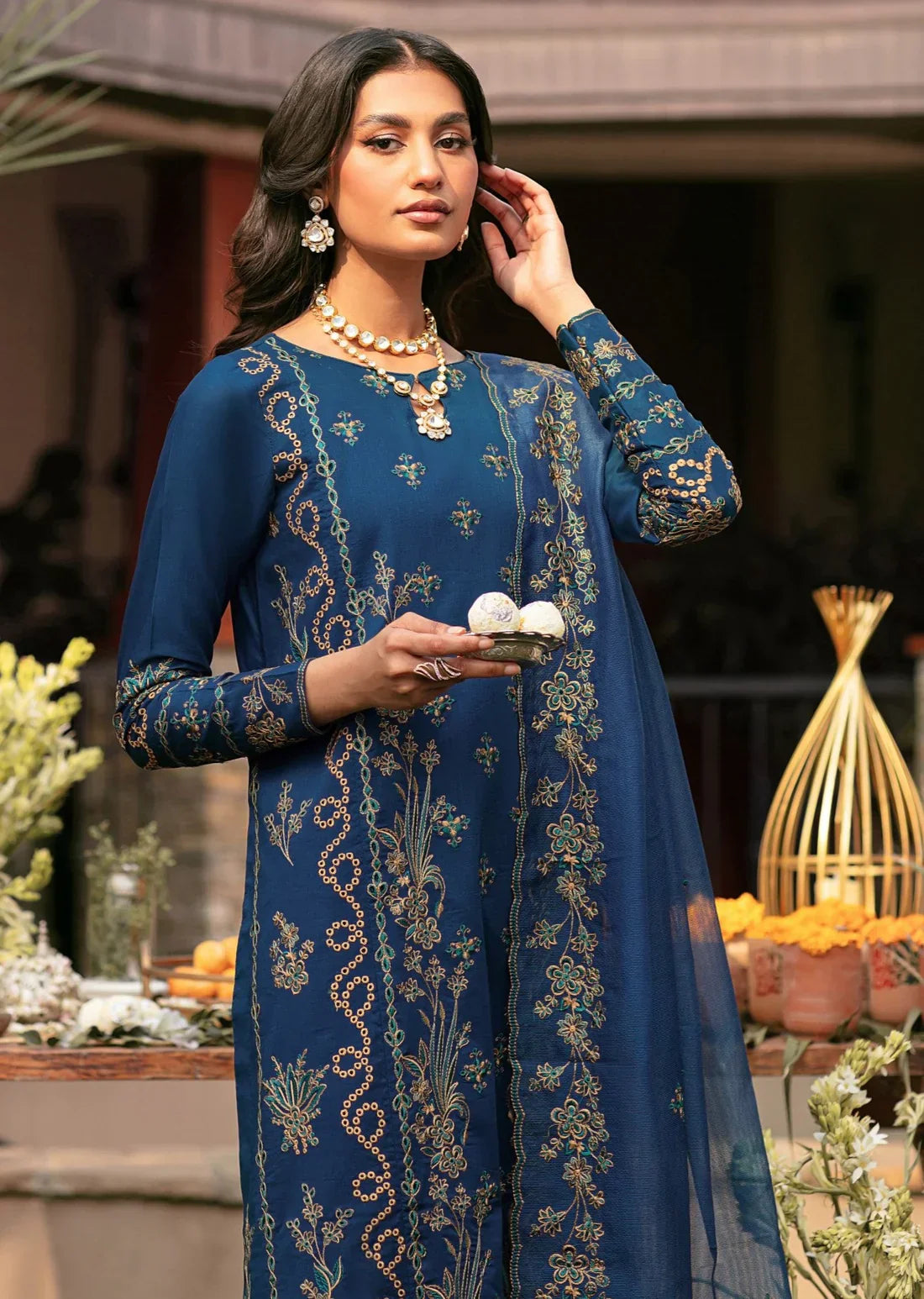 Mohagni | Muntazir Luxury Lawn 24 | CM-06 - Ladies Clothes 
