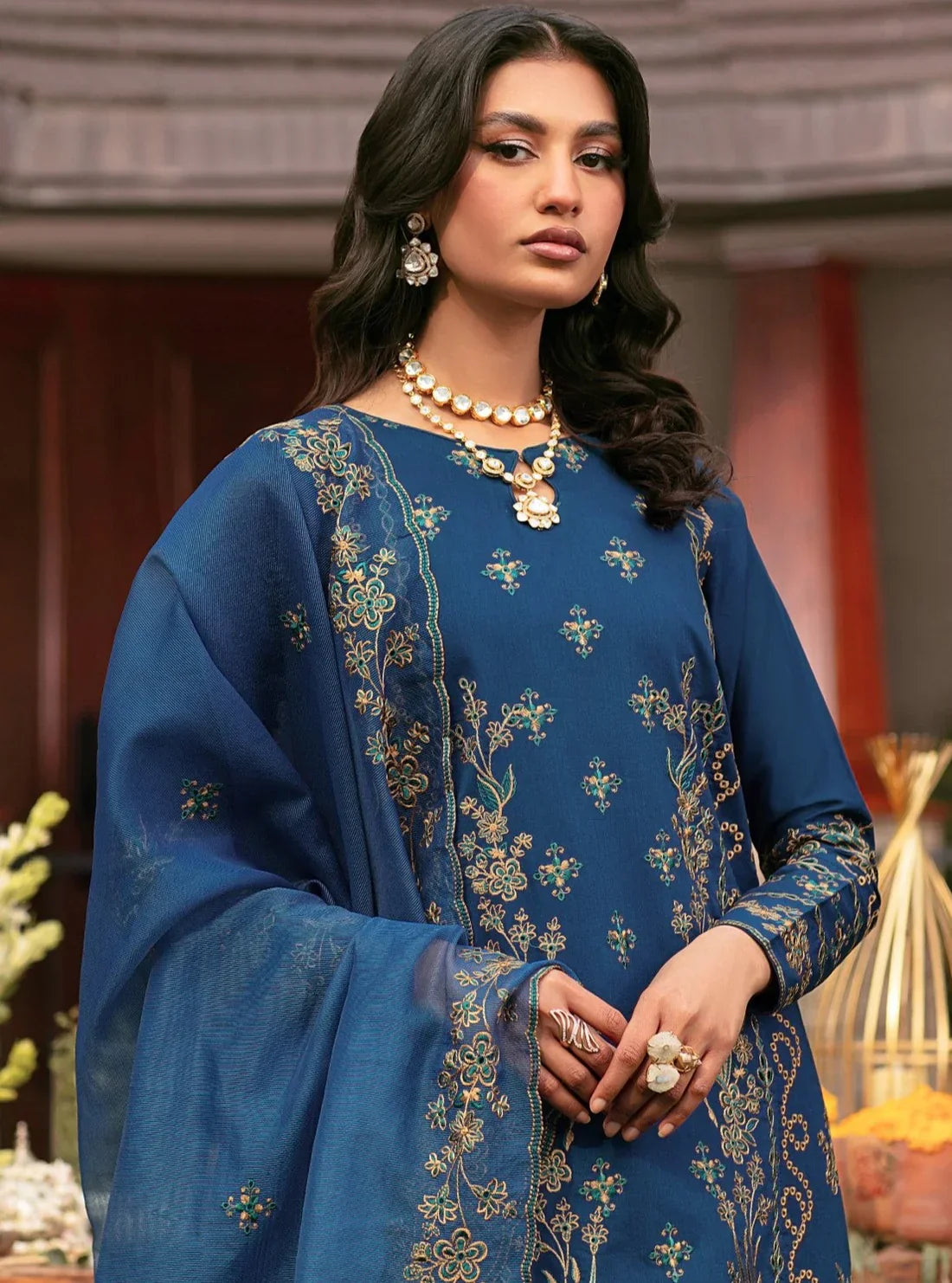 Mohagni | Muntazir Luxury Lawn 24 | CM-06 - Ladies Clothes 