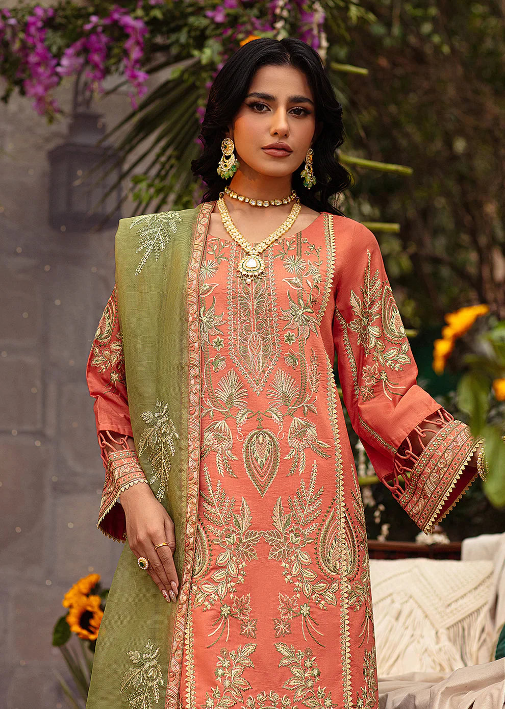 Mohagni | Muntazir Luxury Lawn 24 | CM-09 - Ladies Clothes 
