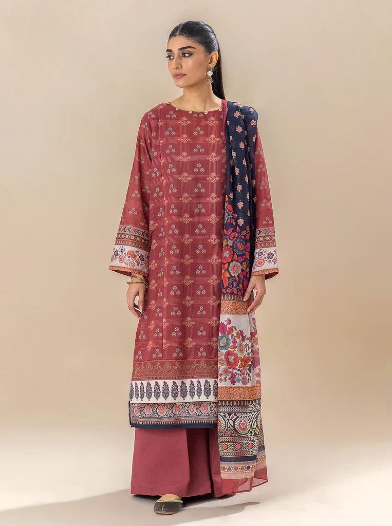 Morbagh | Lawn Collection 24 | ROYALTY RED - Ladies Clothes 