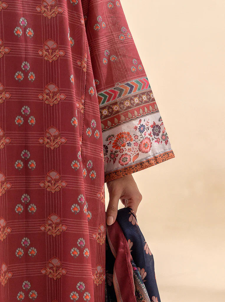 Morbagh | Lawn Collection 24 | ROYALTY RED - Ladies Clothes 