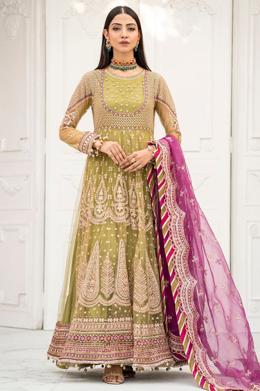 Motifz | Luxury Formal | 4115 - ELLA - is Green dress from Motifz - Ladies Clothes - Maria Faisal
