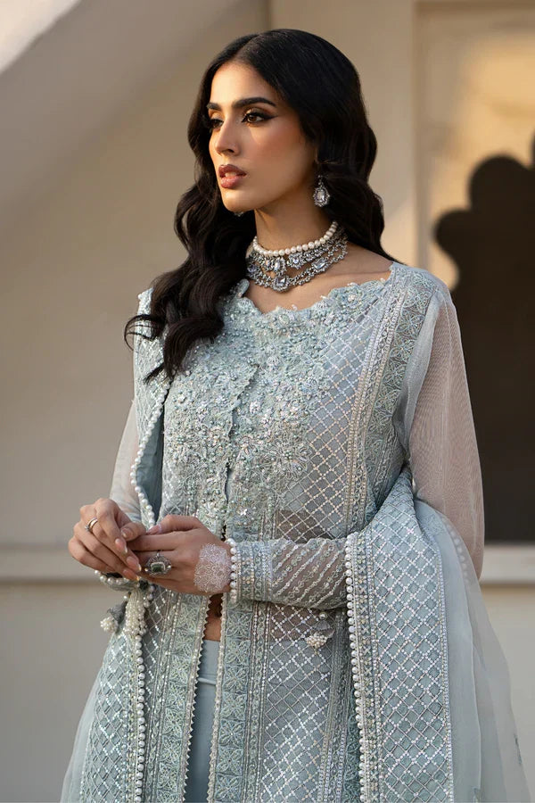 Ittehad | Dilruba Wedding Formals | ESDR75-SUT-BLU - Ladies Clothes 